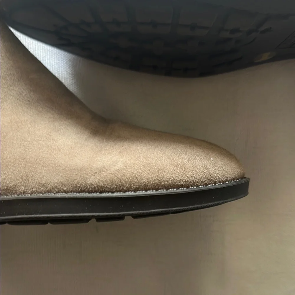 Vince Camuto Tan Over the Knee Boots with Suede Finish